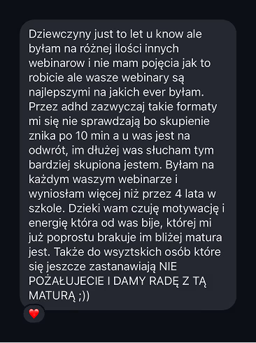 Opinia ucznia Biolcheck